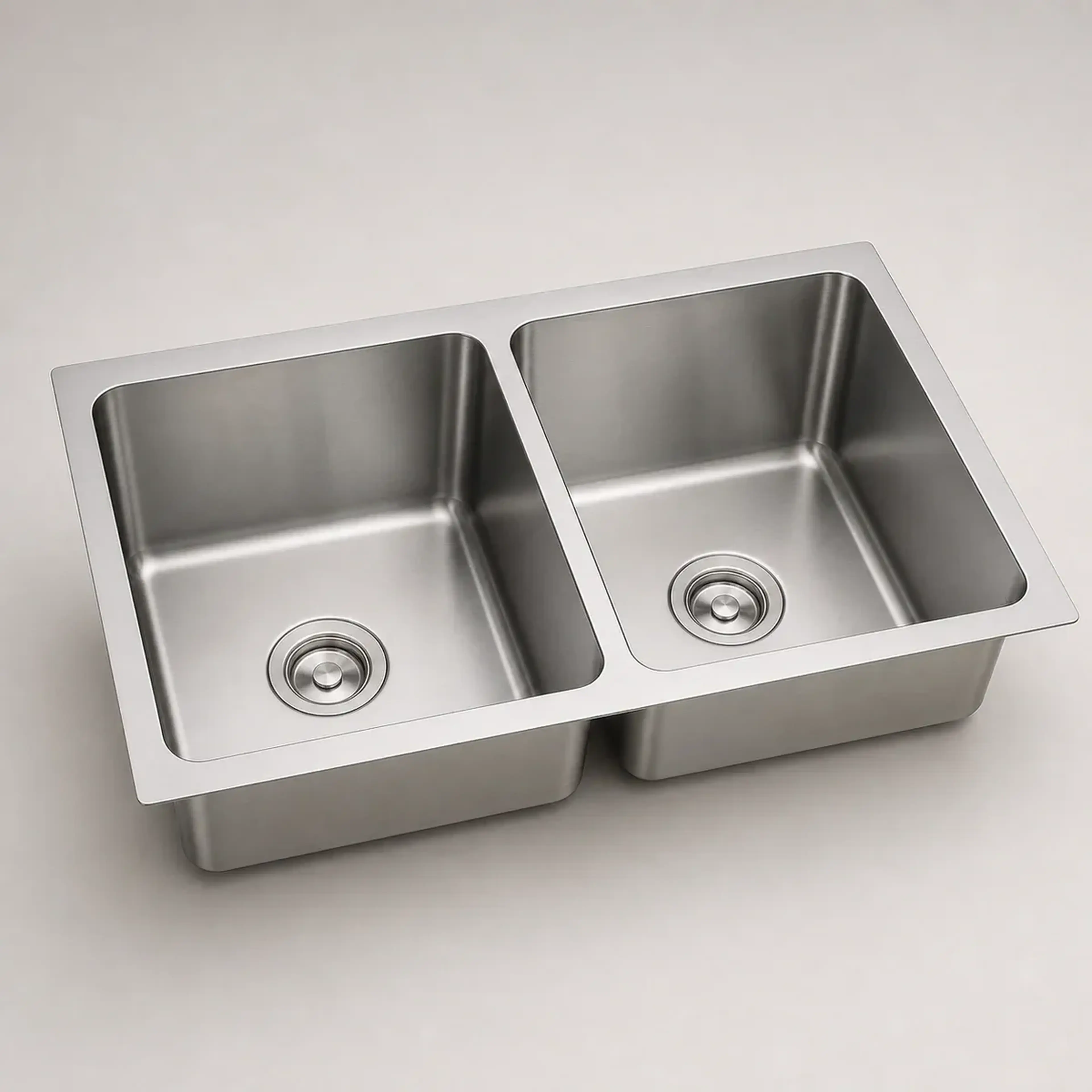 Double-Bowl Kitchen Sink