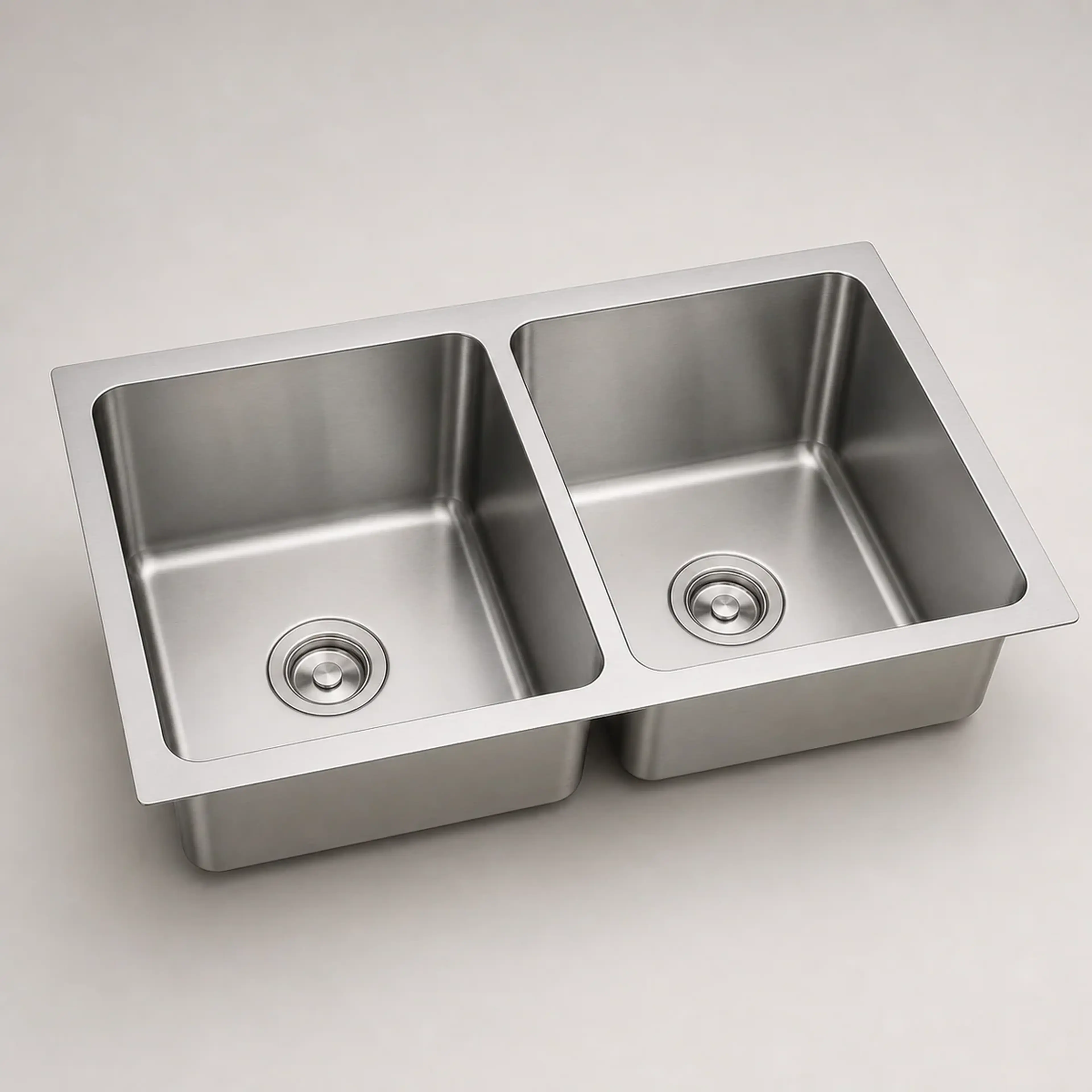 Studio product view of Double-Bowl Kitchen Sink