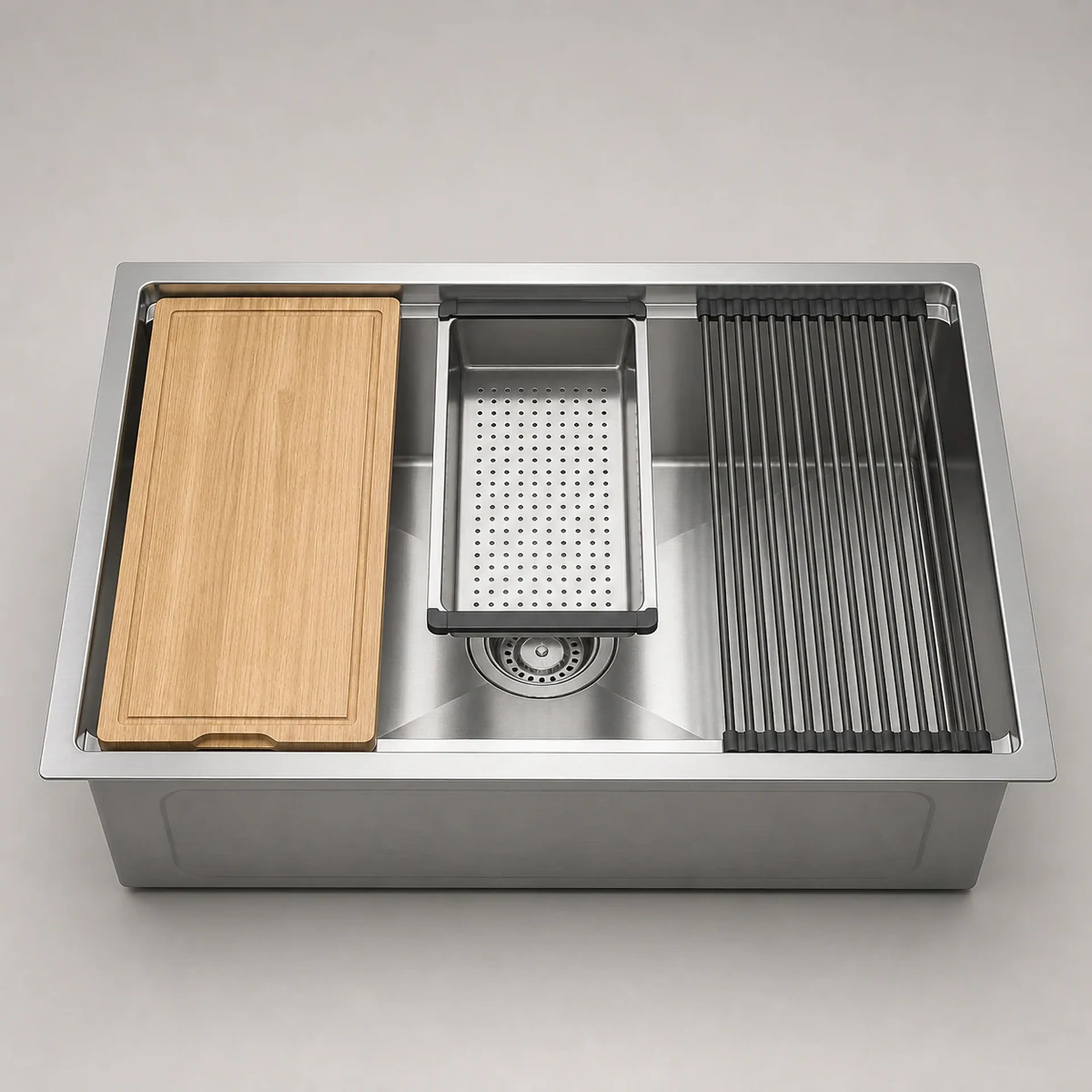 Studio product view of Workstation Kitchen Sink
